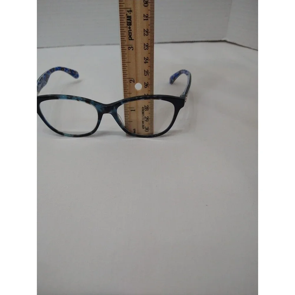 FRAMES ONLY Kate Spade Slightly UNEVEN Eyeglasses Blue & Tortoise Shell